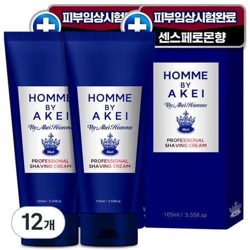 아케이 옴므 프로페셔널 후레쉬 쉐이빙 면도크림, 1개, 105ml