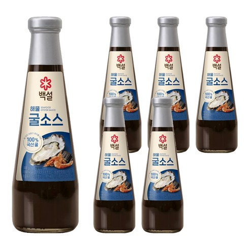 백설 해물 굴소스, 500g, 6개