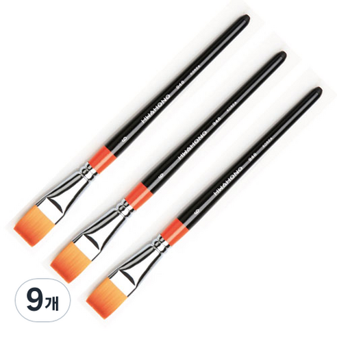 화홍 948F 디자인 평붓, 6호, 9개