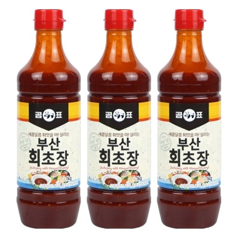곰표 부산회초장, 1kg, 3개