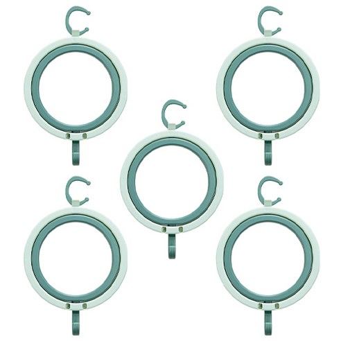 씨로이 구김제로 잡화걸이 5p, 그린, 1세트