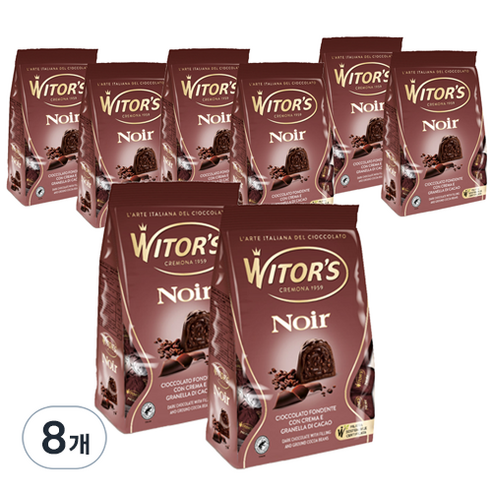 위토스 느와르 초콜릿, 250g, 8개