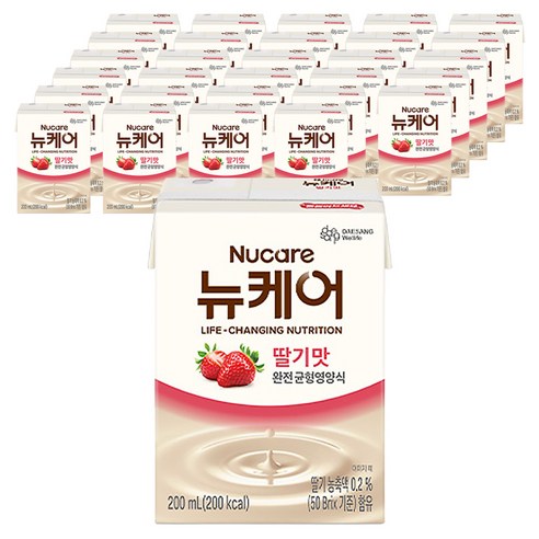 뉴케어 딸기맛 완전균형영양식, 200ml, 180개