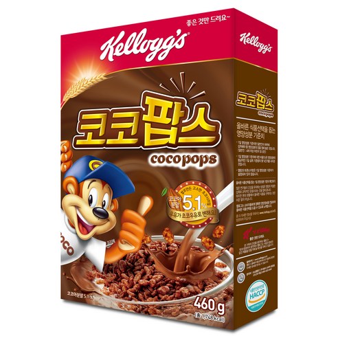 켈로그 코코팝스 시리얼, 460g, 1개