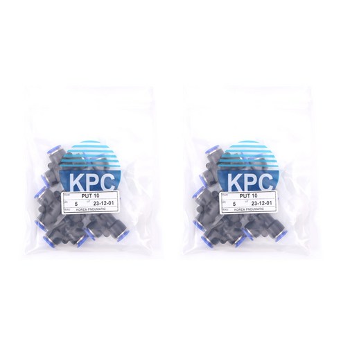 KPC 에어호스 유공압공구 원터치휘팅 PUT 1000, 10개