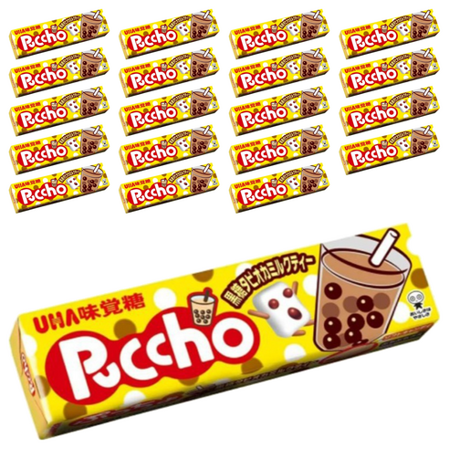 유하미카쿠토 푸쵸 스틱캔디 흑당밀크티, 50g, 20개