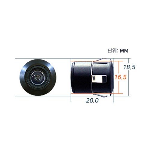 엑스비전 초소형 전 후방 사이드 카메라 16.5mm: 안전한 주행을 위한 고해상도 카메라 선택