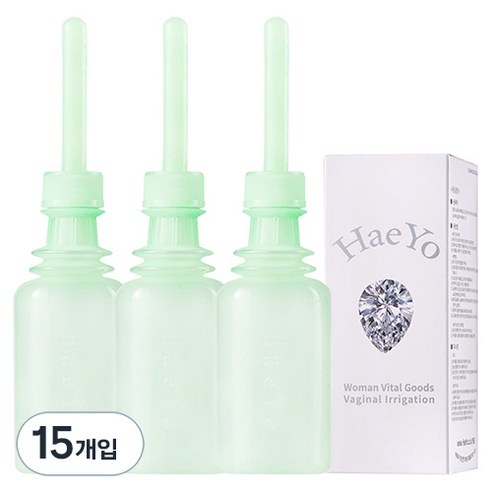해요 일회용 여성청결제, 120ml, 15개입