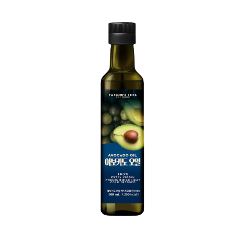파머스아이디어 압착 아보카도 오일 엑스트라버진, 500ml, 1개