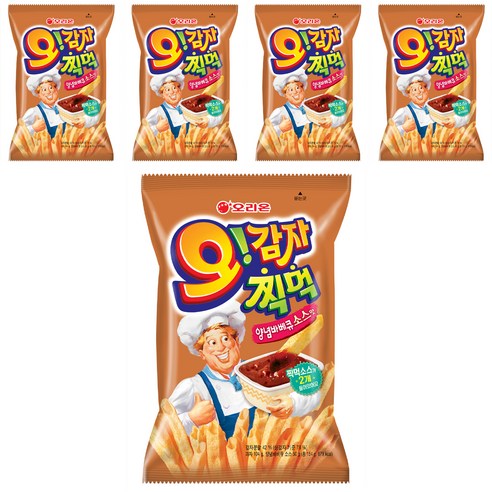 오리온 오감자 딥바베큐 스낵, 154g, 5개