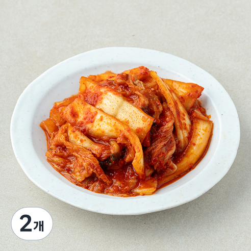 한울 왕애밥상 매운실비김치, 500g, 2개