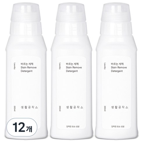 생활공작소 바르는 세제, 220ml, 12개