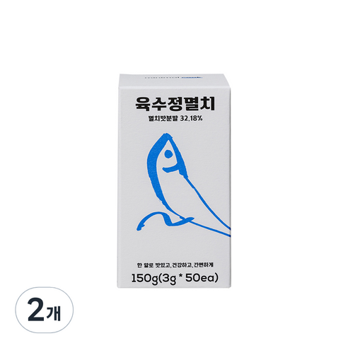 미니멀쿡 육수정 멸치 3g x 50p, 150g, 2개