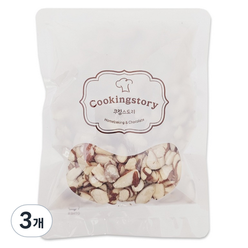 쿠킹스토리 아몬드 슬라이스, 200g, 3개