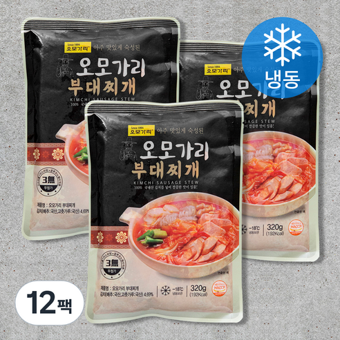 오모가리 부대찌개 (냉동), 12팩, 320g