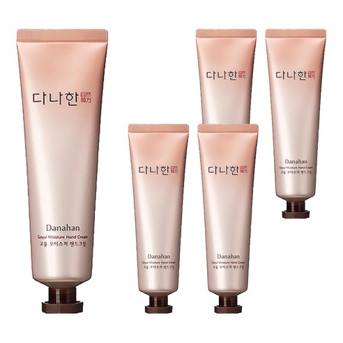 다나한 고율 모이스처 핸드크림, 50ml, 5개
