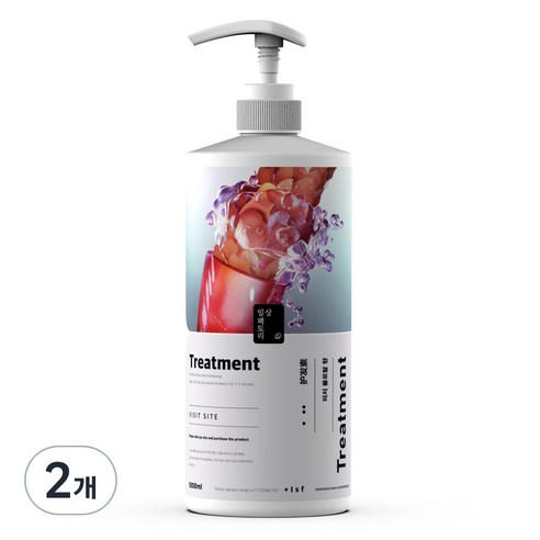 일상팩토리 부드럽게 트리트먼트, 1L, 2개