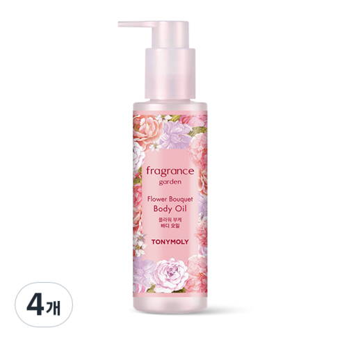 토니모리 프레그런스 가든 플라워 부케 바디오일, 150ml, 4개