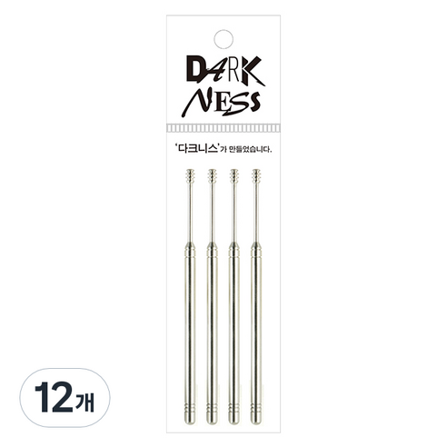 다크니스 돌돌말이 귀이개, 1개입, 12개