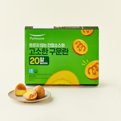 풀무원 고소하고 부드럽게 구운란 750g, 1개, 20구