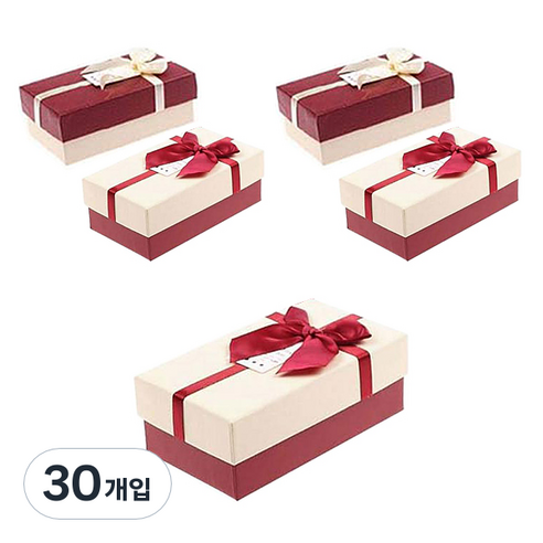 ABM 선물상자 리본, 색상 랜덤, 30개입