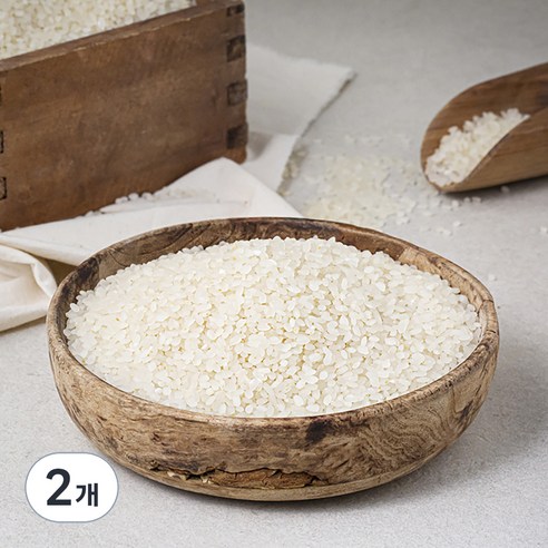 명천 유기농 인증 쌀, 2kg, 2개, 상