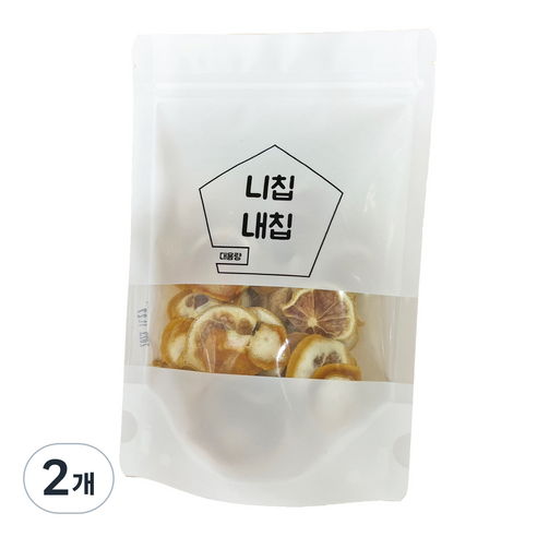니칩내칩 활용도가 좋은 건조 레몬껍질, 40g, 2개