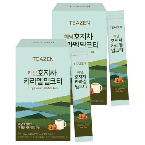 티젠 해남 호지차 카라멜 밀크티, 15g, 20개입, 2개