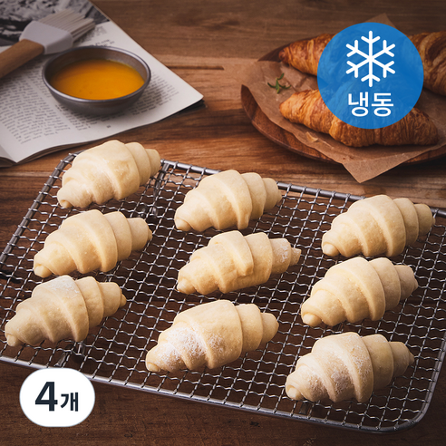 브리도 미니 크로아상 (냉동), 25g, 10개입, 4개