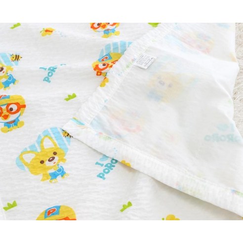 뽀로로 시어서커 겹배덮개로 땀 많은 우리 아이에게 쾌적한 여름밤을 선물하세요!
