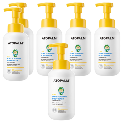 아토팜 소프트 포밍 바디 워시, 6개, 460ml