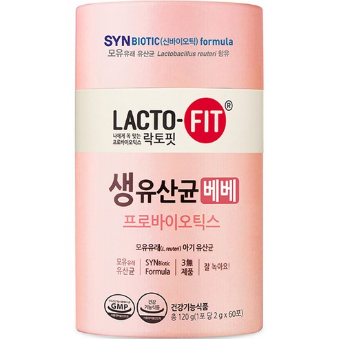 락토핏 생유산균 베베 60포, 1개, 120g