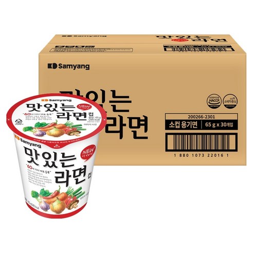 삼양 맛있는라면 컵라면 소컵 65g