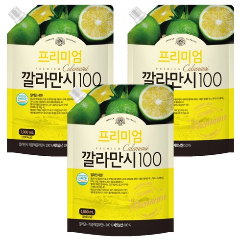 내추럴박스 프리미엄 깔라만시 100, 1L, 3개