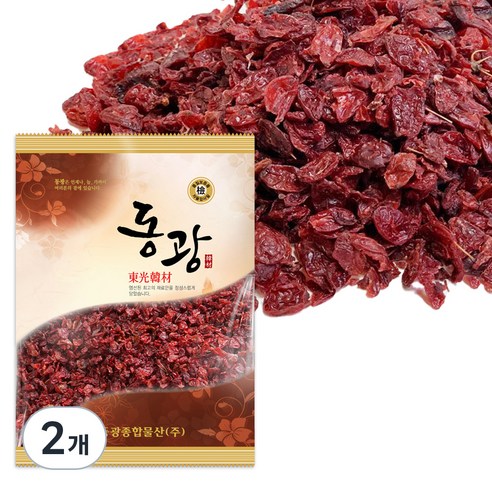 동광종합물산 국내산 산수유, 100g, 2개