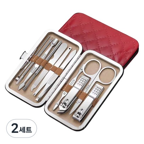 오와이규 깔끔한 손톱깎이 11종 세트, 카민, 2세트