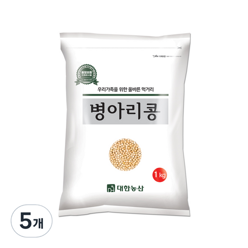 대한농산 병아리콩, 1kg, 5개