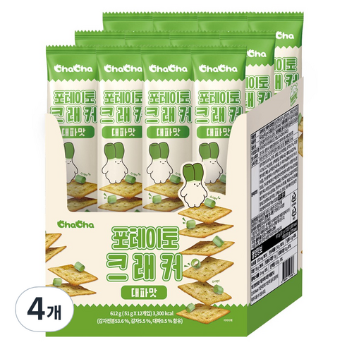 챠챠 포테이토 크래커 대파맛 12p