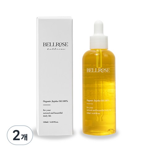 벨로즈 유기농 호호바 오일, 2개, 120ml