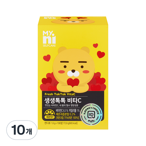 마이니 생생톡톡 비타C, 108정, 10개