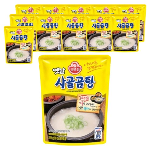 오뚜기옛날 사골곰탕 국물, 350g, 12개