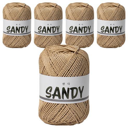 yarna 샌디 뜨개실 50g, 13 베이지, 5개