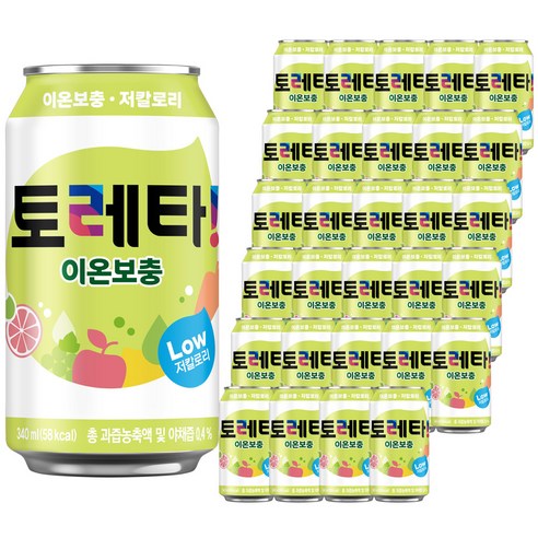 토레타 이온음료, 340ml, 48개