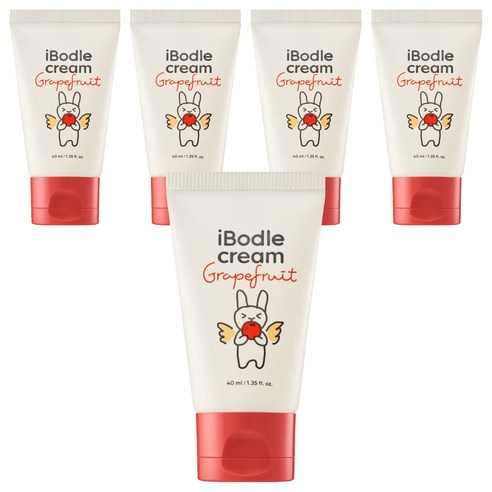 아이보들 크림 자몽, 5개, 40ml