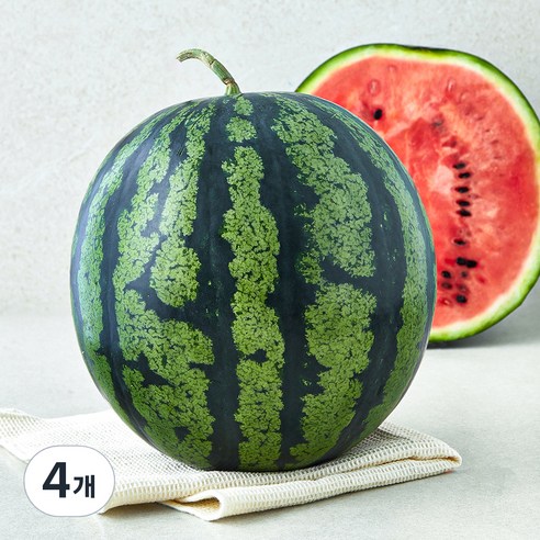 쥬스용 수박, 5kg 이상, 4개