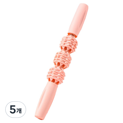 뉴립 릴렉스 마사지볼 스틱, 5개, 핑크