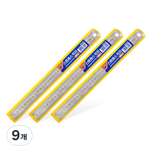 알파 스텐레스 직자 STR-30, 혼합색상, 9개