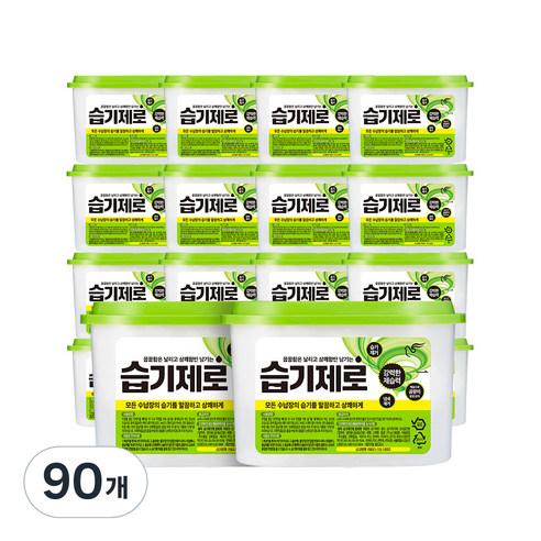 피죤 습기제로 본품, 275g, 90개
