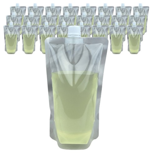 맘스퀴즈 스파우트 음료 파우치 500ml 22mm, 14x22cm, 1개입, 25개