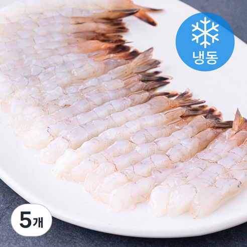 튀김용 노바시새우 (냉동), 300g(40size), 5개